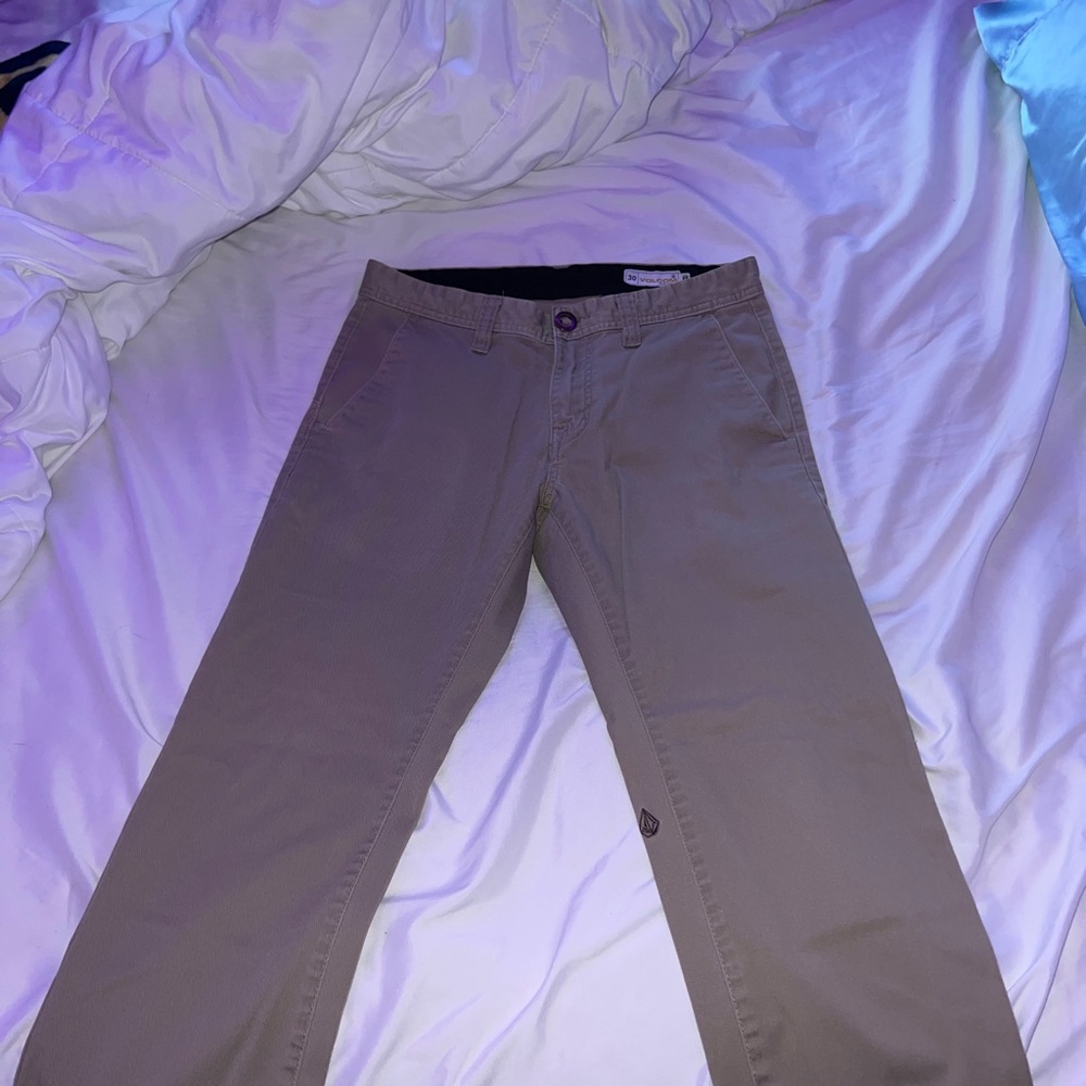 Volcom Tan Chinos Versatile Comfort